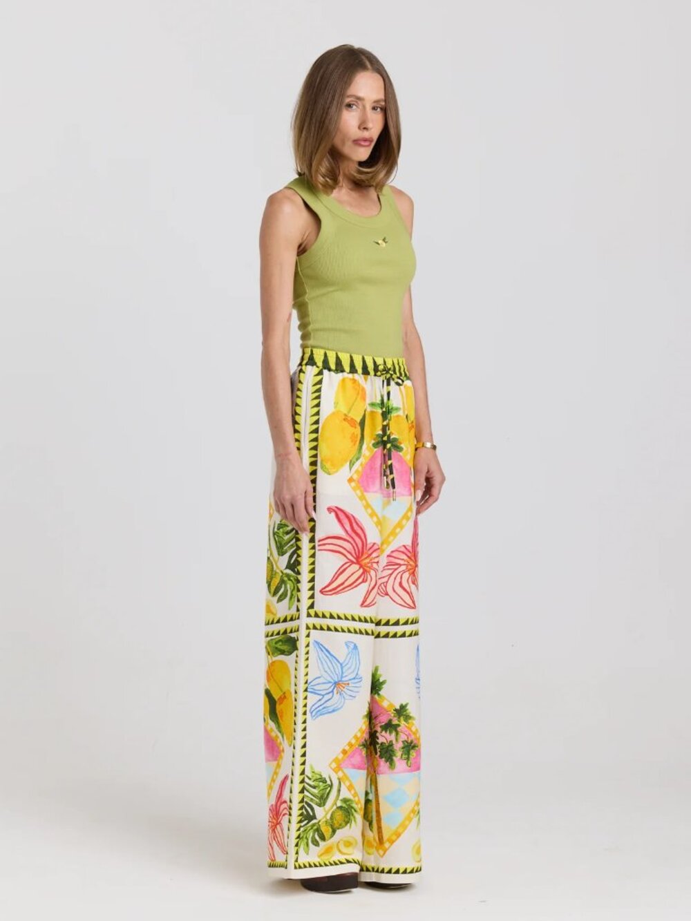 MAKU Linen Palm Spring Pants *SOLD OUT ONLINE* - Size 16